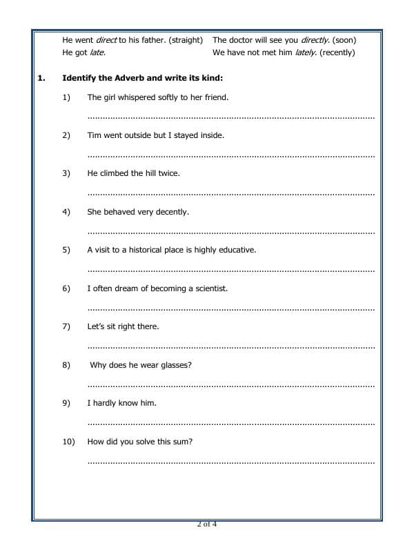 A2ZWorksheets:English-Grammar-Adverbs