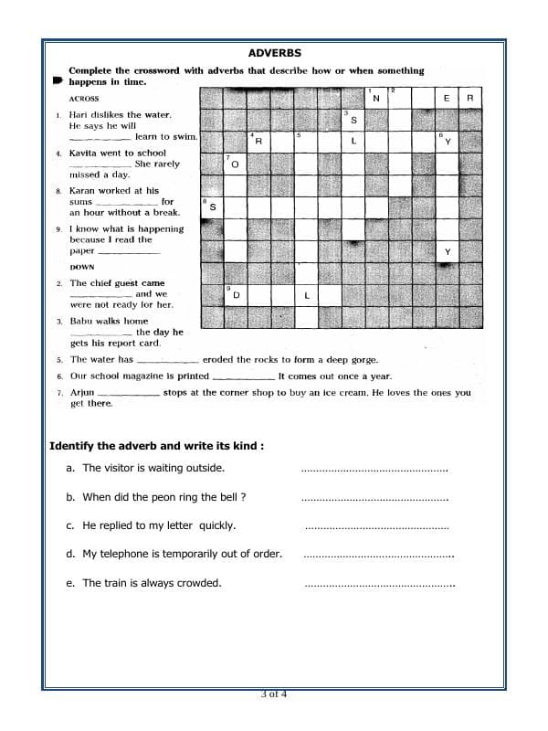 A2ZWorksheets:English-Grammar-Adverbs
